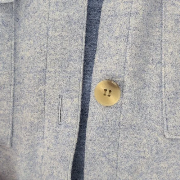 H&M Light Blue Shacket - Picture 4 of 7